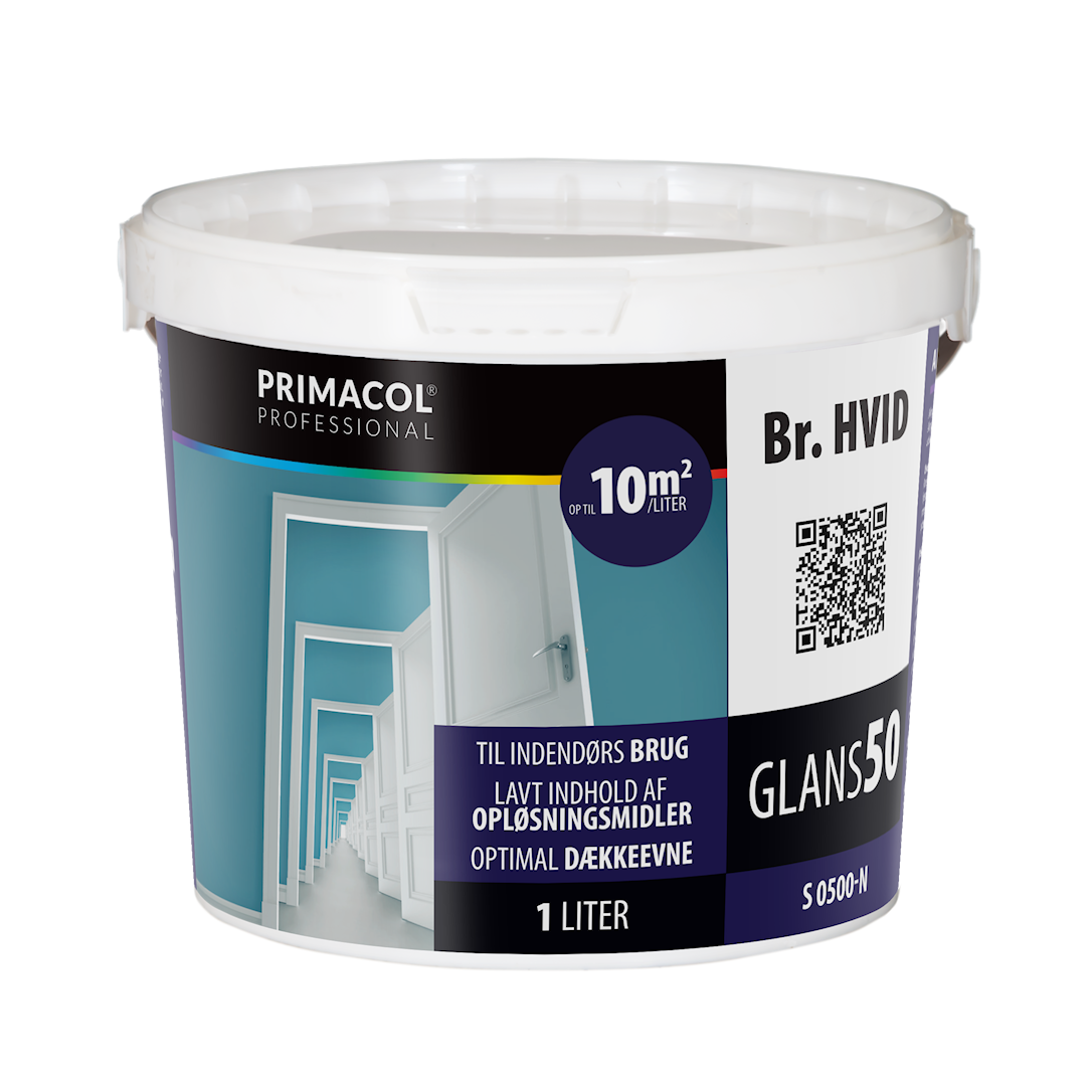 Træmaling: Gl 50 Ncs S 0500 N 3 Liter