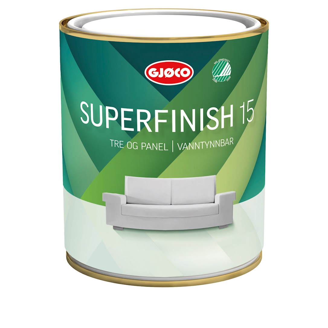 Se Superfinish 15 Træmaling: 0,68 l hos Gebenna.com