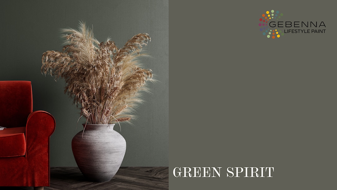 Gebenna Vægmaling: Green Spirit Farveprøve
