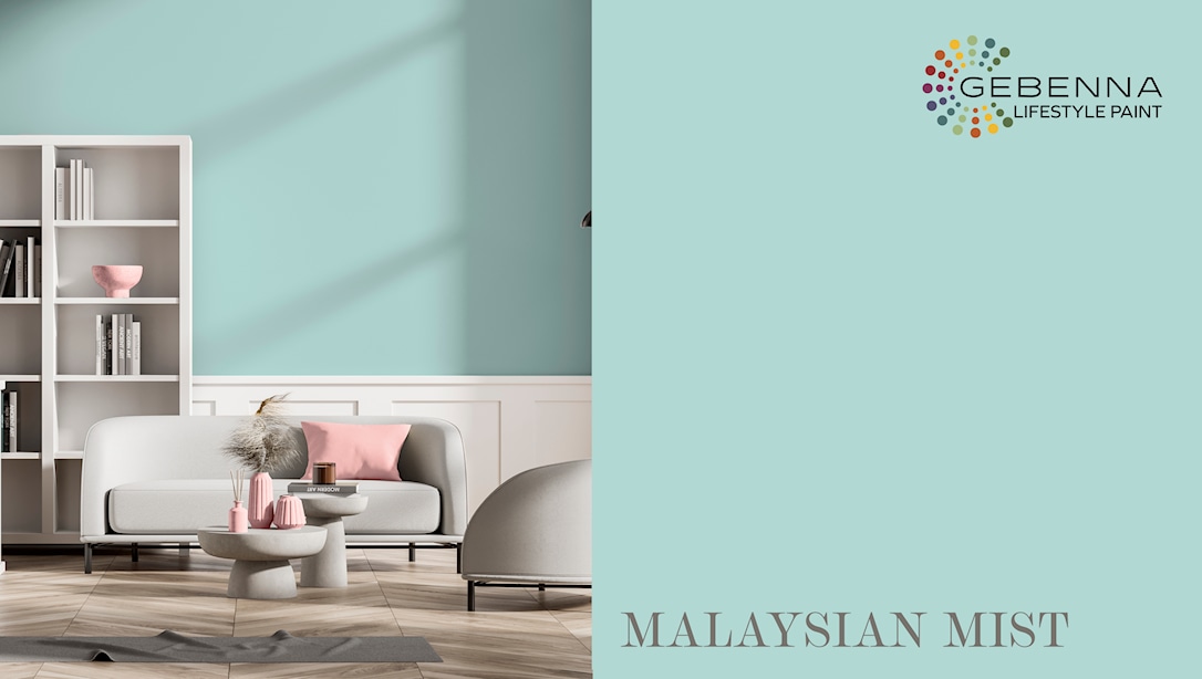 Gebenna Vægmaling: Malaysian Mist Farveprøve