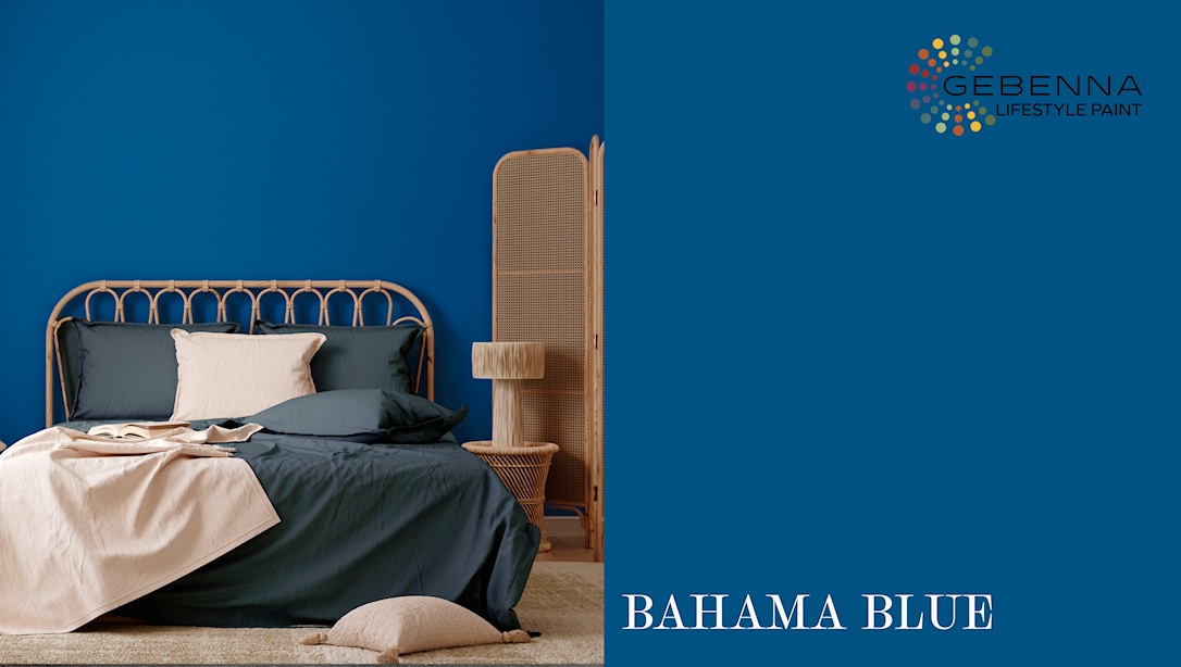 Gebenna Vægmaling: Bahama Blue Farveprøve