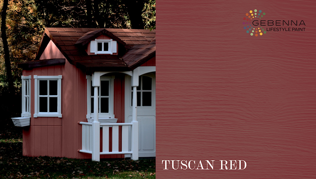 Gjøco Udendørs Træmaling: Tuscan Red 2,7 liter