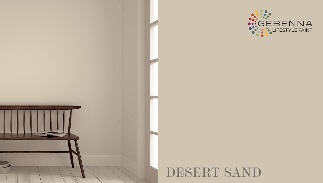 Gebenna Vægmaling: Desert Sand Farveprøve