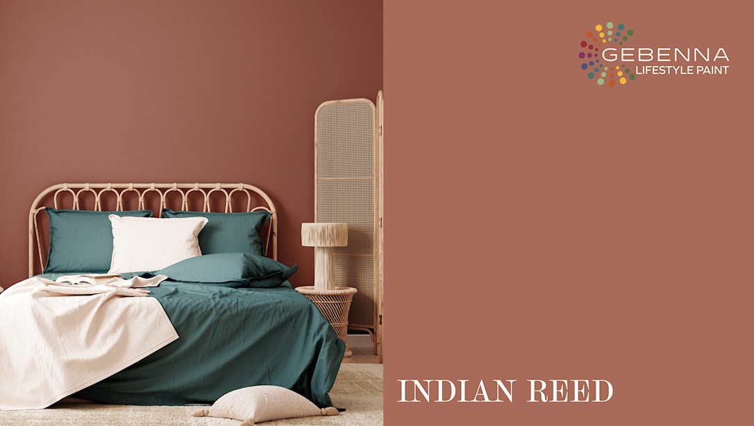 Gebenna Vægmaling: Indian Reed Farveprøve