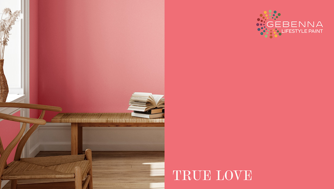 Gebenna Vægmaling: True Love Farveprøve