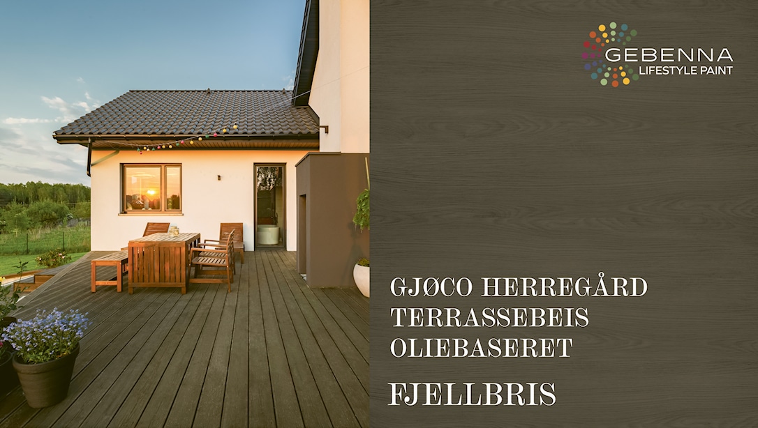 Billede af Gjøco Oliebaseret Terrassebeis: Fjellbris 2,7 liter
