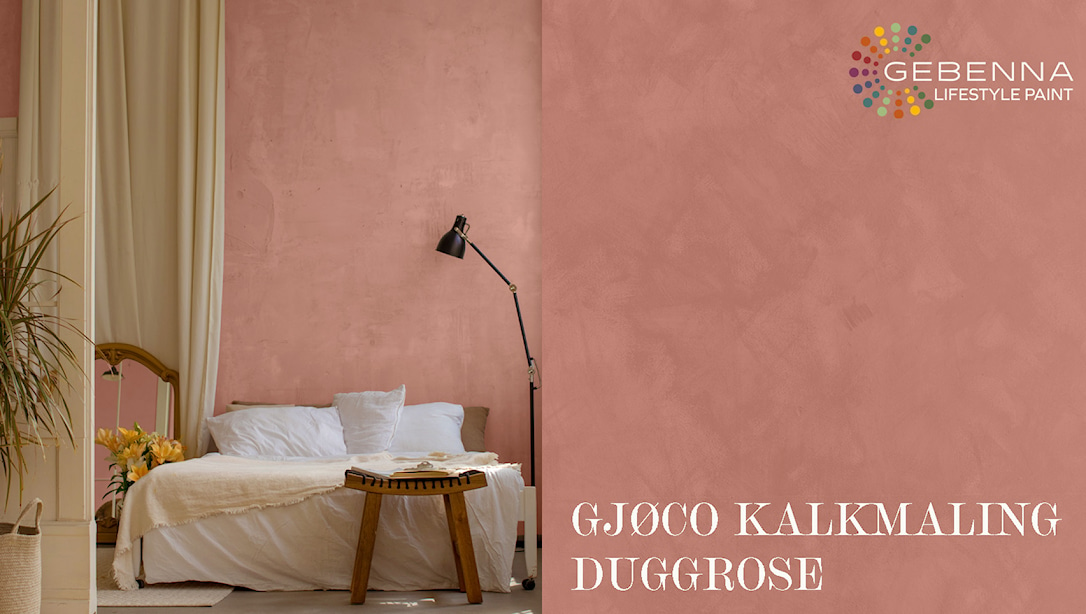 Kalkmaling 406 Duggrose 0,68 l