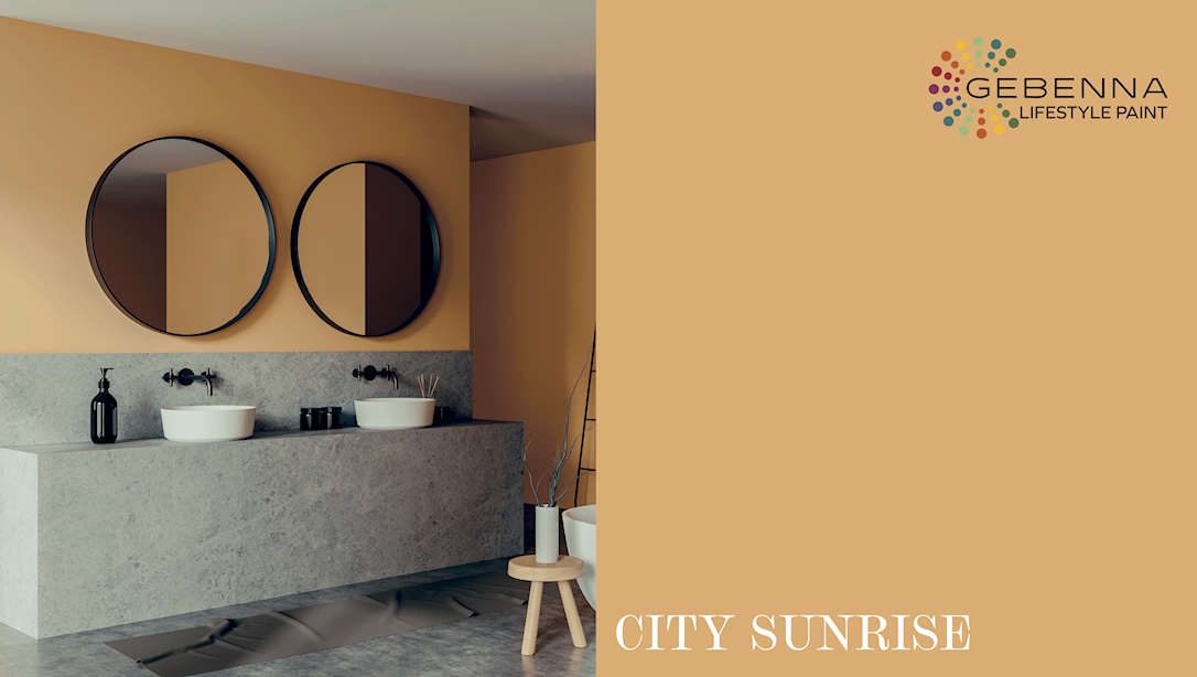 Vådrumsmaling Glans 25: City Sunrise 9 L
