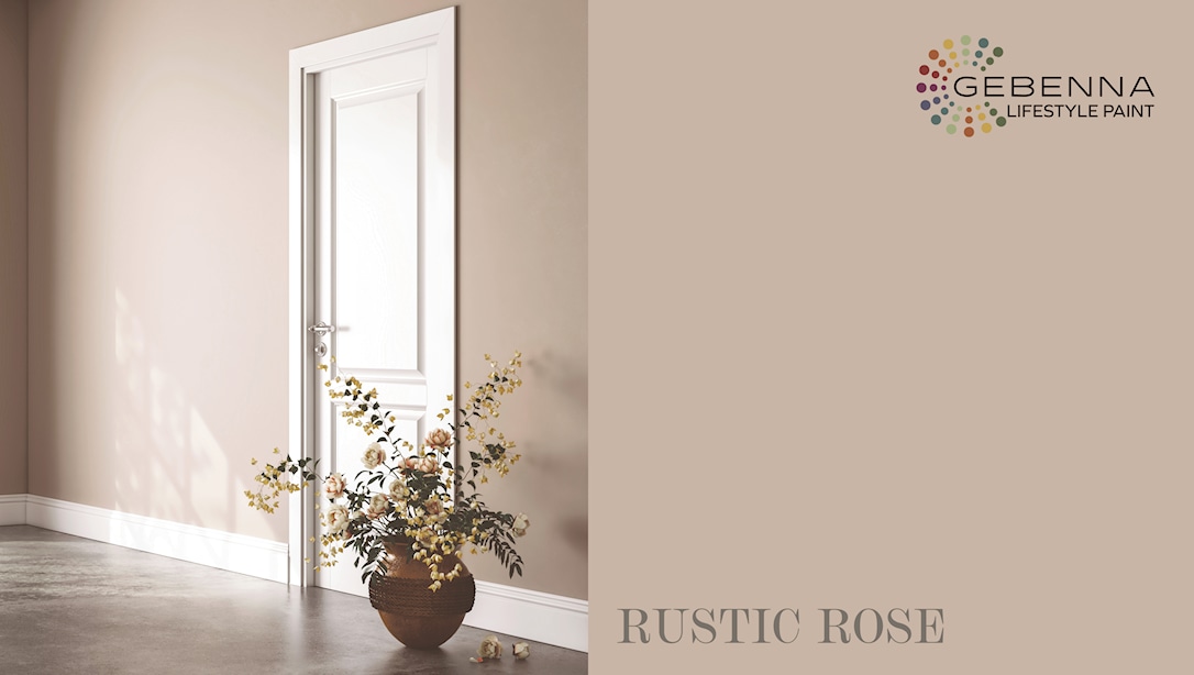 Gebenna Vægmaling: Rustic Rose Farveprøve