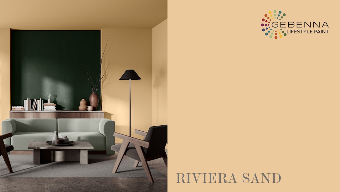 Gebenna Vægmaling: Riviera Sand Farveprøve