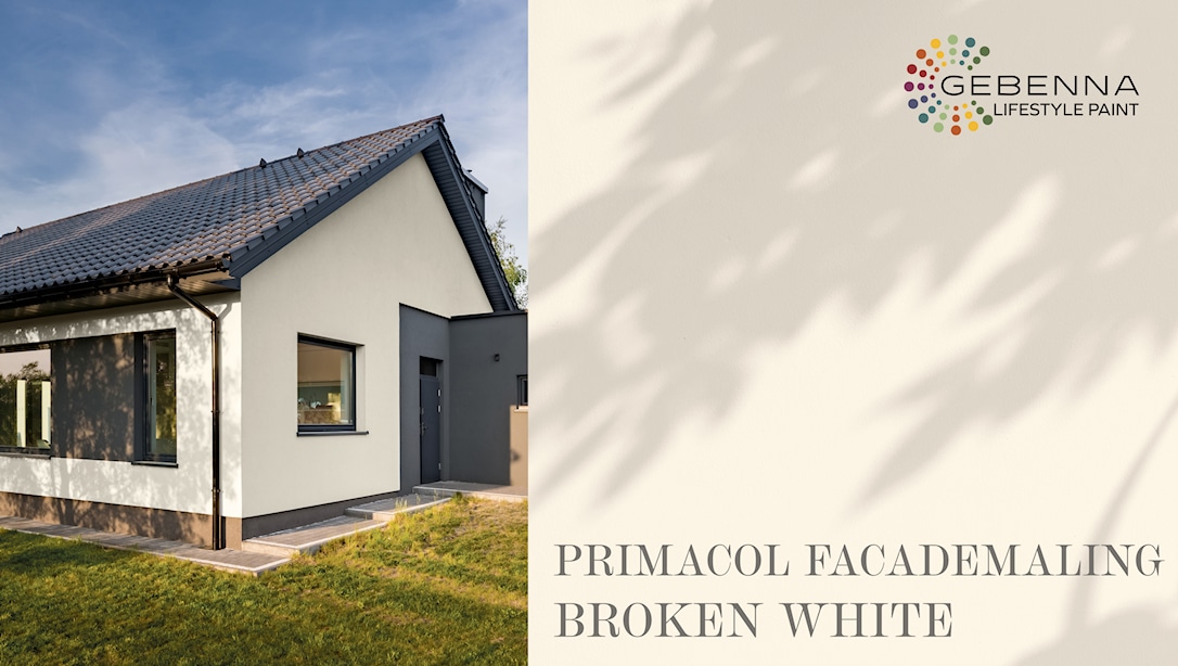 Billede af Facademaling: Broken White, 10 liter