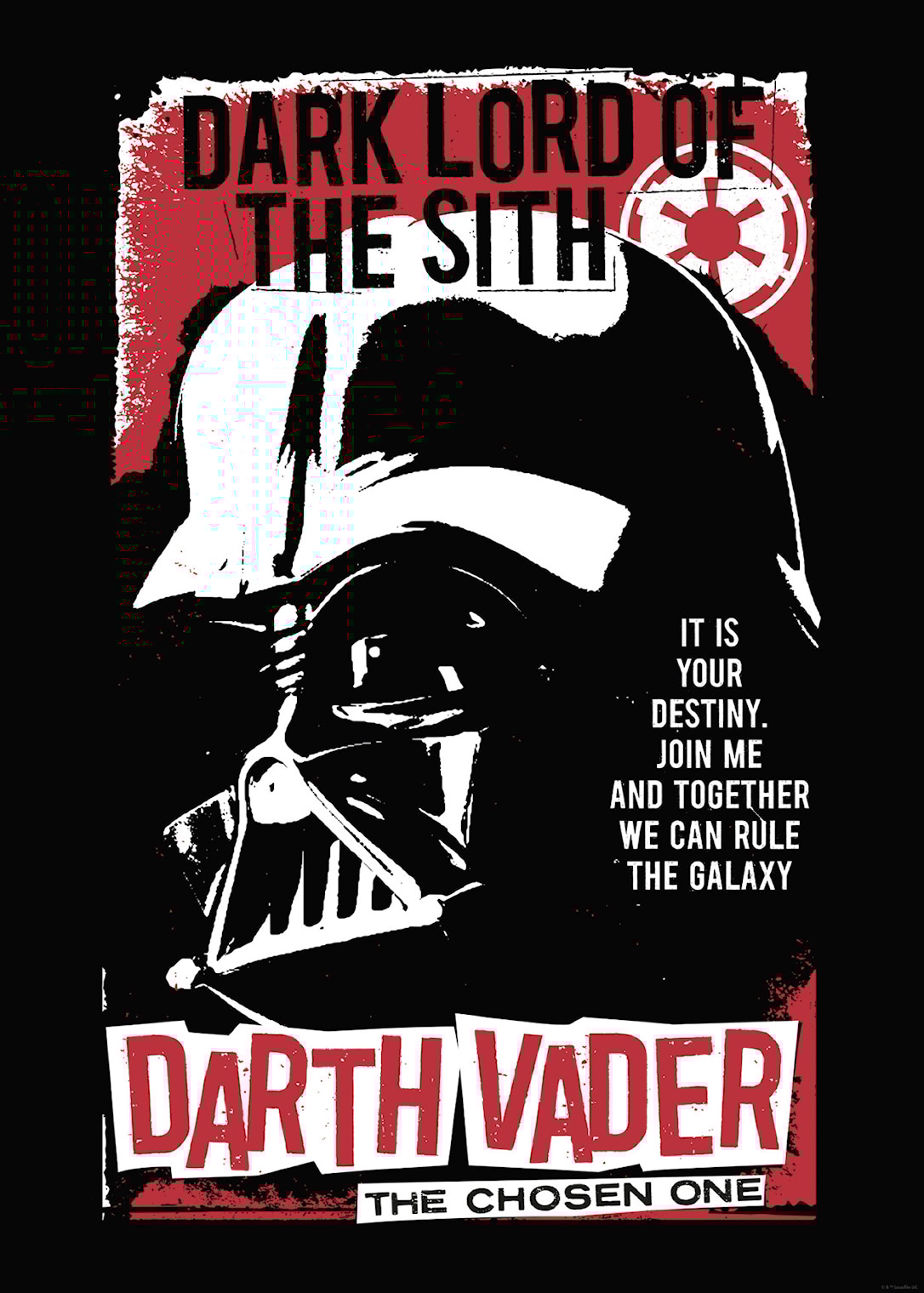 Plakat: Star Wars Darth Vader 30x40 Cm
